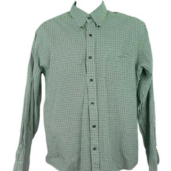 J. Crew Other - J.Crew Long Sleeve Button Shirt Size L Green Blue